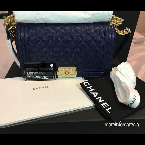 🚨SOLD🚨NWT Authentic CHANEL Boy Flap Bag - Picture 8 of 8